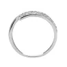Silber Asymmetrischer Ring Schönes Muster PS3.1533 | ergold