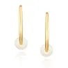 Gold Ohrringe Rad Eclat Pearl Durchmesser 2 cm Feinheit 585| ergold