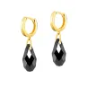 Ohrringe aus Windgold aus Swarovski-Kristall| ergold