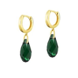 Nature Gold Ohrringe aus Swarovski Kristall 585| ergold