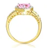 Gold Ring 585 Verlobung Pink Herz | ergold