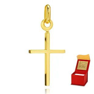 SCHÖNES GOLDENES KREUZ 3D Taufkommunion K06| ergold