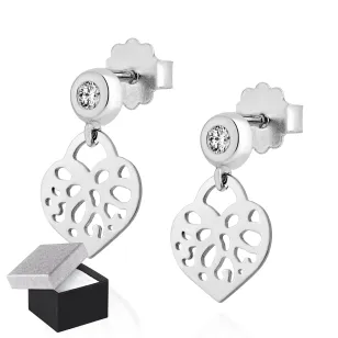 Silber Orientalische Ohrringe Herzprobe 925 KS3.2425b1s | ergold