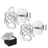 Silber Ohrringe mit Zirkonia ANGELS KS3.2435 | ergold