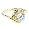 Goldring Großer Stein FLOWER P2.1099 | ergold