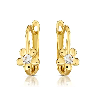 Blumen | Goldene Ohrringe ergold