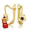 Blumen | Goldene Ohrringe ergold