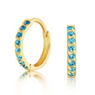Princess Sparkle Gold Ohrringe Pink Stones 585 K3.2329Pr | ergold
