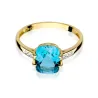 Goldener Diamantring EY-38 Topas | ergold