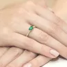 Gold Diamantring EY-77 Emerald | ergold