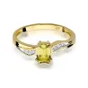 Goldener Diamantring EY-94 Zitronen-| ergold