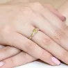 Goldener Diamantring EY-94 Zitronen-| ergold