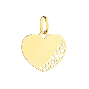 ⭐ Zawieszka wisiorek ażurowe serce pr. 585 ♥ Ergold