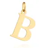 ⭐ Anhänger goldener Buchstabe B groß ♥ Ergold