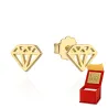 ⭐ Ohrringe Gold Diamanten kleine ♥ Ergold