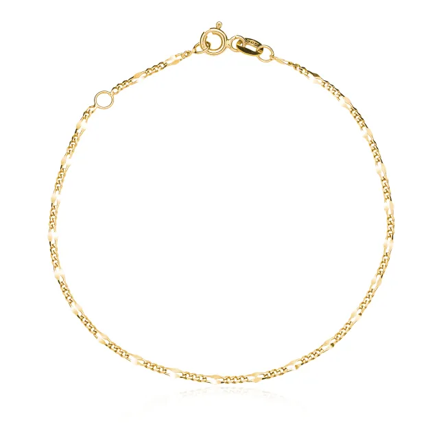 Bransoletka splot ROLO 19 cm próba 585| ERgold