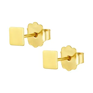 Kolczyki złoty kwadracik