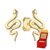 ⭐ Ohrringe goldene Schläuche ♥ Ergold