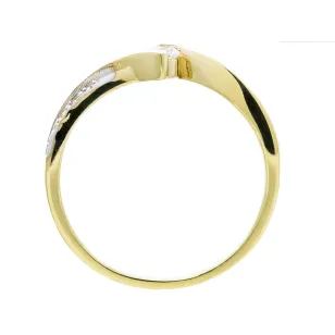 Goldring mit Strassplatten P2.1359 | ergold