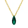 Goldene Kristallkette Natur mit Swarovski| ergold
