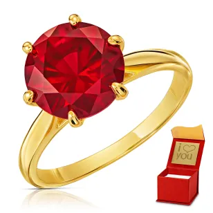 Złoty Pierścionek Lady Glamour P1.708cz