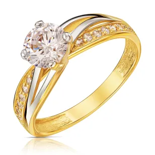 Goldener Steinring P3.1647 | ergold