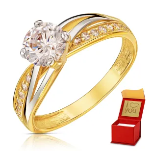 Goldener Steinring P3.1647 | ergold