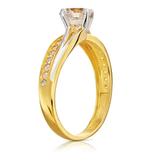 Goldener Steinring P3.1647 | ergold