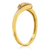 MODISCHER GOLDRING ZIRCONS LARGE STONE P1.366 | ergold