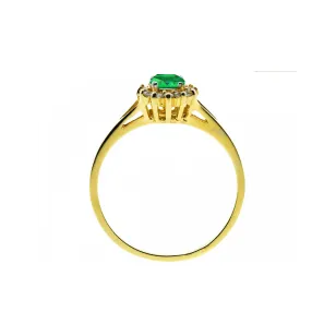 Elegant Gold Ring Flower Muster 585 P2.1455P | ergold