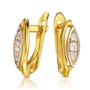 Goldene Ohrringe Clair K3.2236 | ergold