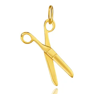 Goldene Schere mit Strasssteinen verziert K1.804kbc | ergold