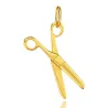 Goldene Schere mit Strasssteinen verziert K1.804kbc | ergold