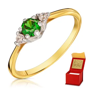 Goldene Ringsteine Schönes Muster P3.1519P | ergold