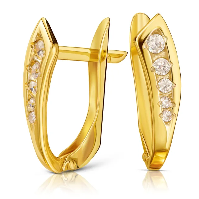 Goldene Ohrringe Mona K3.2465 | ergold