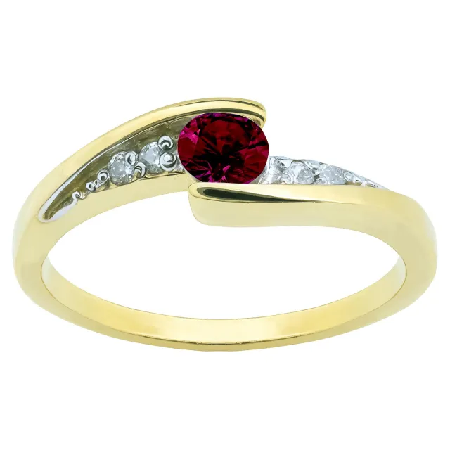 Asymmetrischer Goldring P3.1534 | ergold