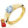 Goldring mit großem Stein P3.1615P | ergold