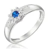 Silberring mit Strasssteinen Blume PS3.1618| ergold