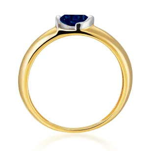 Goldring mit großem Stein P3.1615P | ergold