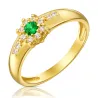 Goldring mit Strasssteinen Blume P3.1618| ergold