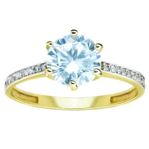 Goldener Verlobungsring Zircon P3.1573 | ergold