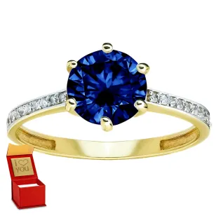 Goldener Verlobungsring Zircon P3.1573 | ergold