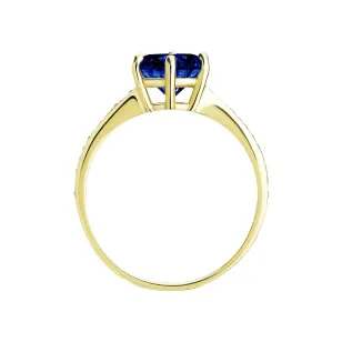 Goldener Verlobungsring Zircon P3.1573 | ergold