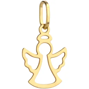⭐ Zawieszka złota Aniołek pr. 585 ♥ Ergold
