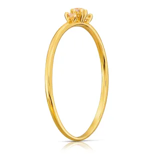 Goldring mit Strasssteinen SQUARE P2.1296 | ergold