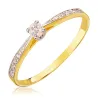 GOLDENER RING mit Strasssteinen P1.607 | ergold
