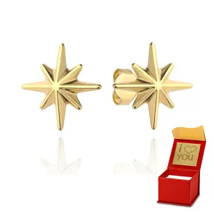 ⭐ Kolczyki super lekkie gwiazda polarna ♥ Ergold