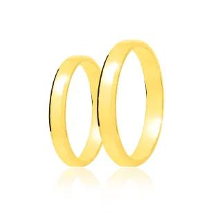 Klassische Gold 3mm Ringe 585 |ergold