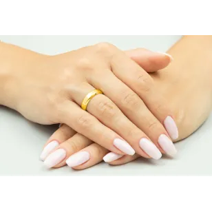 Klassische Gold 3mm Ringe 585 |ergold