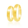 Klassische Gold 3mm Ringe 585 |ergold